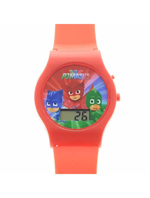 PJMasks Digital Watch with Printed Band on Blister Card (Assorted Styles)