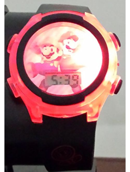 Mario & Luigi Kid's Digital Light Up Watch GSM3020