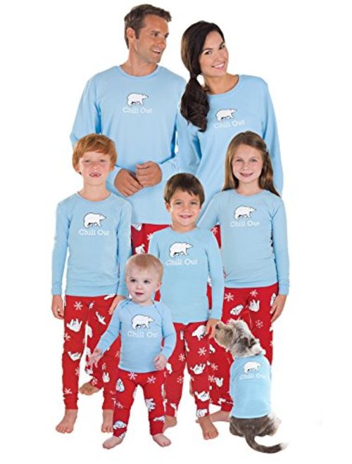 PajamaGram Christmas Pajamas for Family, Blue/Red