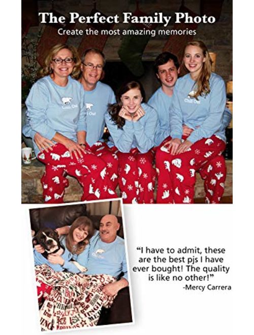 PajamaGram Christmas Pajamas for Family, Blue/Red