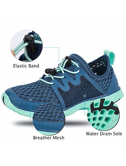ALEADER Kids Aqua Water Shoes | Walk, Run, Beach, Water, Camp