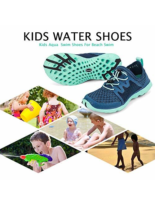 ALEADER Kids Aqua Water Shoes | Walk, Run, Beach, Water, Camp