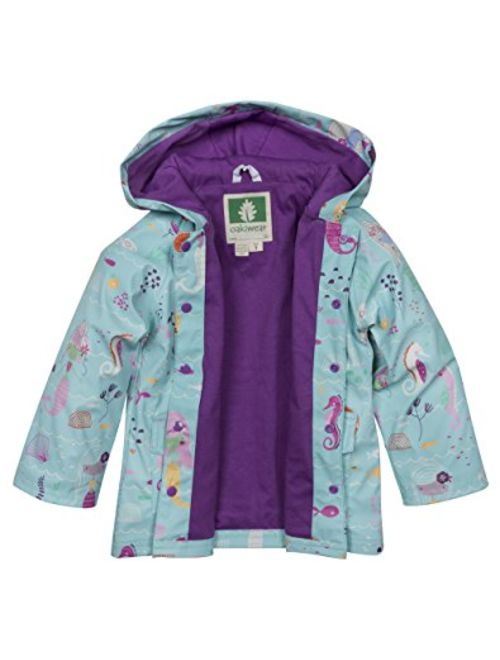 OAKI Children's Rain Jacket for Boys Girls Toddlers Kids