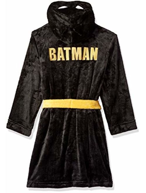 DC Comics Boys' Superhero Plush Velvet Fleece Robe