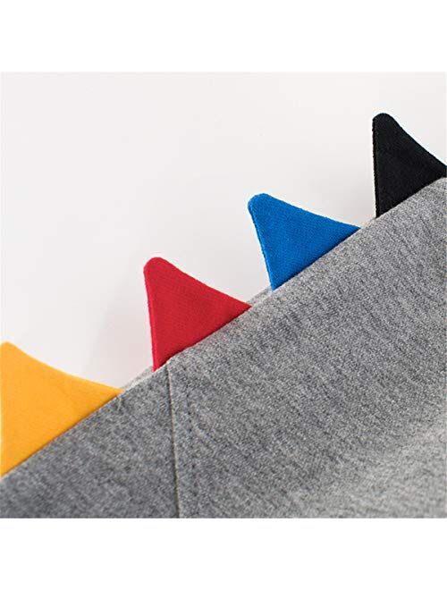 REWANGOING 2 Pack of Little Boys Girls Cartoon Print Drawstring Elastic Sweatpants Sport Jogger