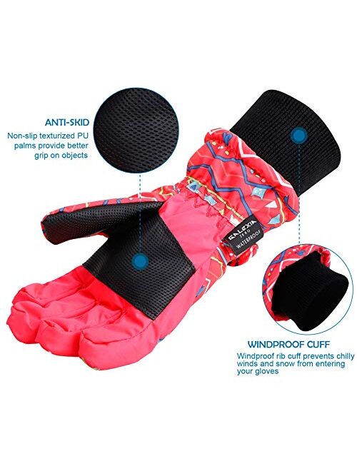 Galexia Zero Kids Winter Gloves Waterproof Snow Ski Gloves