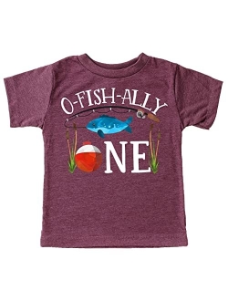 O-Fish-Ally- ONE Boys 1st Birthday Shirt Fishing First Birthday Boy Outfit