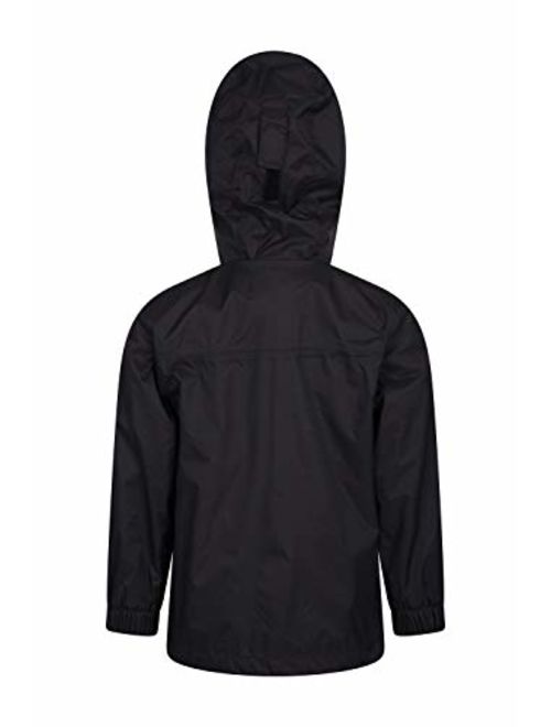 Mountain Warehouse Torrent Kids Waterproof Rain Jacket - Boys & Girls