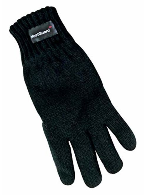 Mens Black Thinsulate Thermal Insulated Lined Winter Gloves