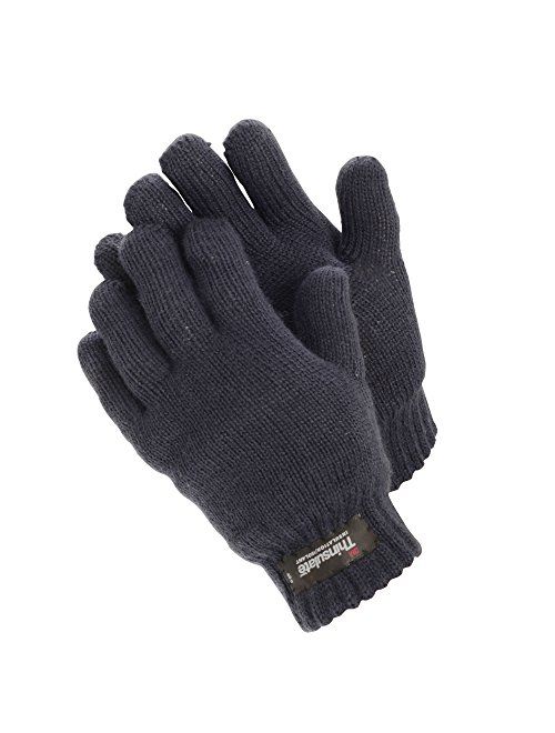 FLOSO Childrens Big Boys Knitted Thermal Gloves (3M 40g)
