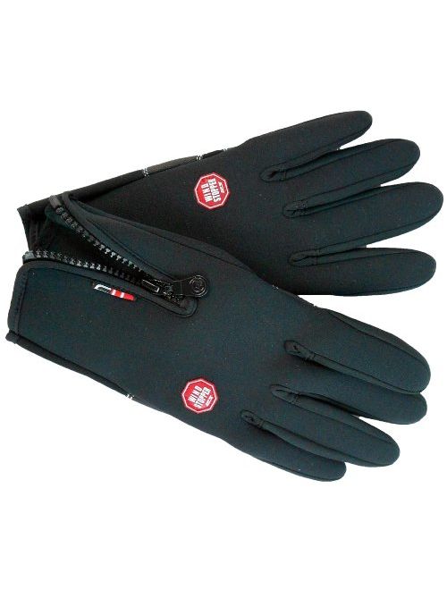 Thermal Gloves Black Windproof Water Resistant Thin Thermal Warm Unisex