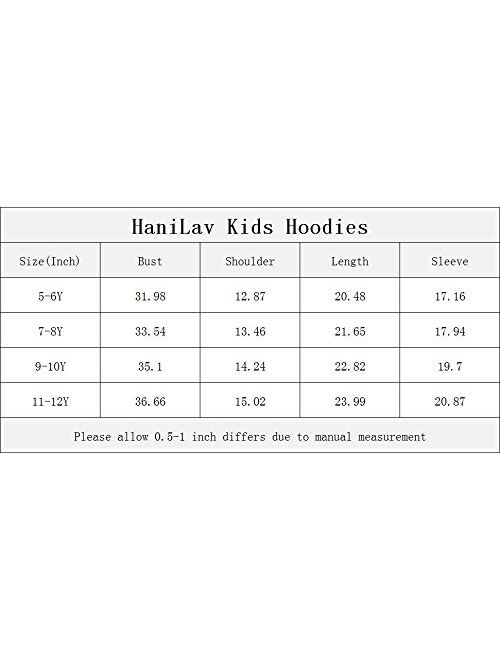 HaniLav Kids Novelty 3D Printed Sweatshirt Girl Boy Galaxy Pullover Hoodies