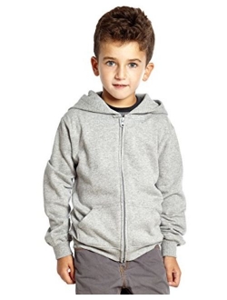 Kids & Toddler Hoodie Boys Girls 100% Cotton Zip-Up Hoodie Jacket (2-14 Years) Variety of Colors