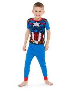 Boys' Avengers 4-Piece Cotton Pajama Set