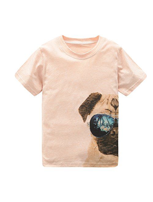 HowJoJo Boys Dinosaur T Shirts Cotton Long Sleeve Shirt Graphic Tees