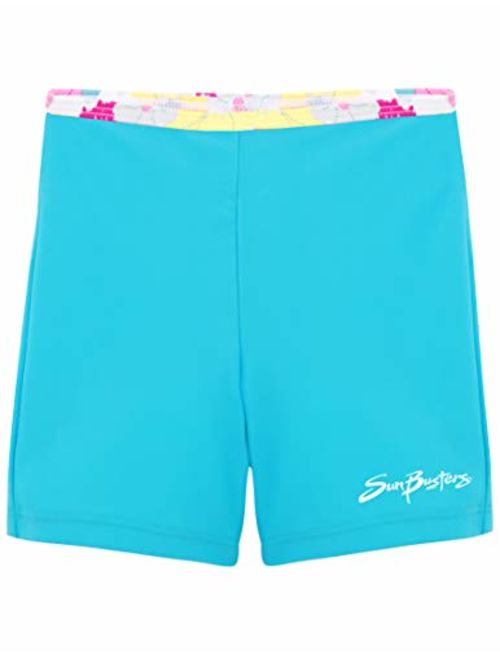 SunBusters Girls Fitted Swim Set 12 mos-12 yrs, UPF 50+ Sun Protection