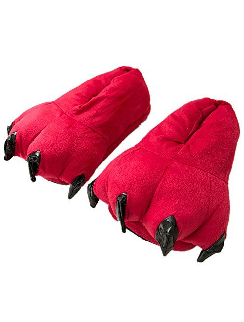 MizHome Unisex Soft Paw Claw Home Slippers Animal Costume Shoes 
