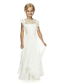 Castle Flower Girl First Communion Pageant Wedding Lace Birthday Dress