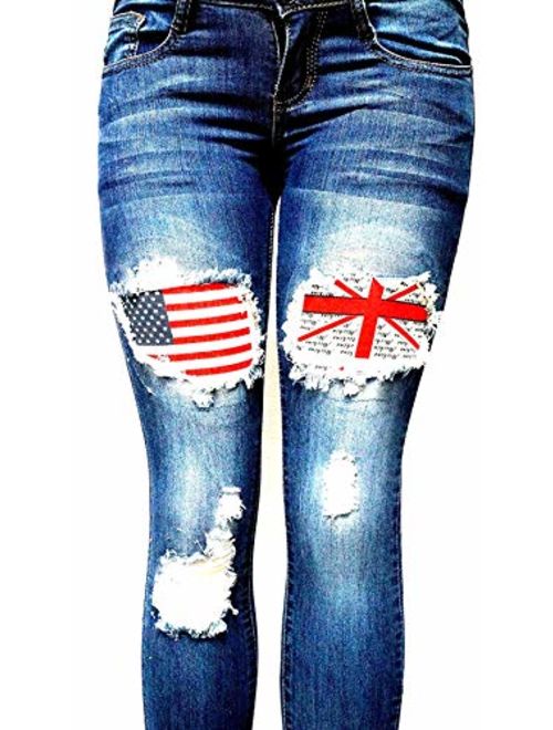 Machine Jeans S-M-L Size Jeans/Leggings Skinny Leg England/USA Denim Jeans