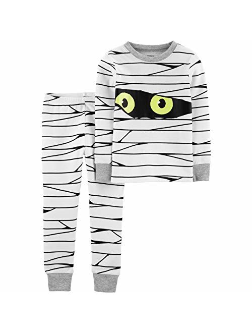 Carter's Baby and Toddler Boys Glow In The Dark Assorted Halloween 2 Piece Pajama Sets