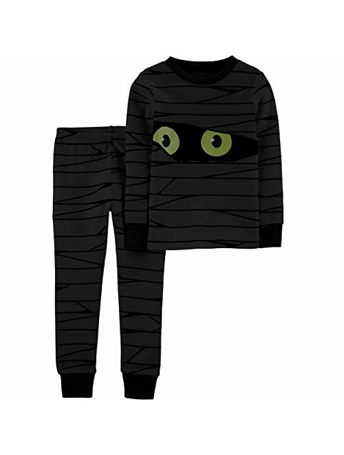 Carter's Baby and Toddler Boys Glow In The Dark Assorted Halloween 2 Piece Pajama Sets