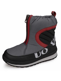 UOVO Boys Snow Boots Boys Boots Winter Boots for Kids Waterproof Winter Snow Boots for Boys Warm Slip Resistant Outdoor (Little Boys/Big Boys)