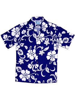 RJC Boy's Classic Hibiscus Hawaiian Shirt