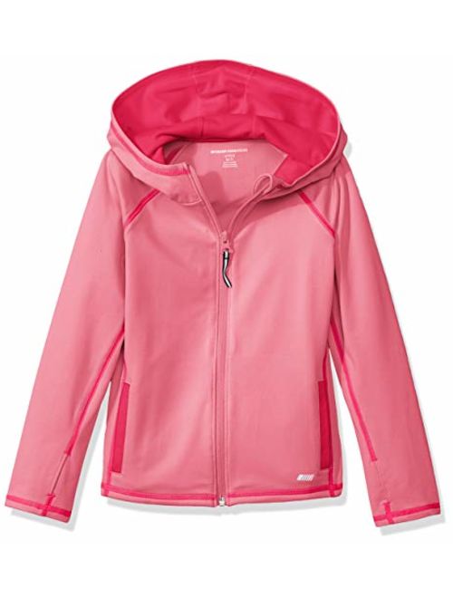 Amazon Essentials Girls' Full-Zip Active Jacket