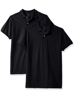 Jerzees Boys' SpotShield Short Sleeve Uniform Polo (2-Pack)