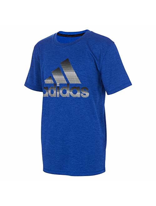 adidas Boys' Stay Dry Moisture-Wicking Aeroready Short Sleeve T-Shirt