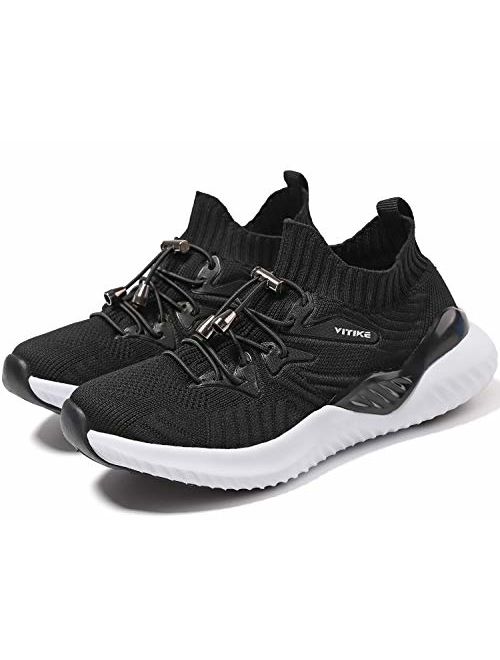 Elaphurus Kid's Sneaker Lightweight Mesh Walking Gym Tennis Athletic Running Shoes for Boys Girls