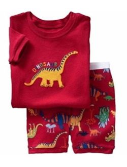 Boys Pajamas Set 100% Cotton Spiderman Kids Short Snug Fit Pjs Summer Toddler Sleepwear