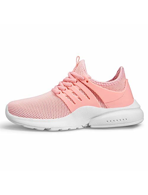 NYZNIA Boys Girls Shoes Tennis Running Lightweight Breathable Sneakers for Kids