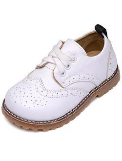 GESDY Kids Oxford Shoes Toddler School Uniform Dress Leather Loafers 