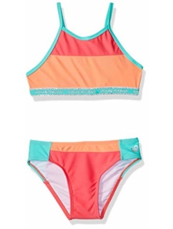 Girls' 2-Piece Bikini Swim Suit Bathingsuit
