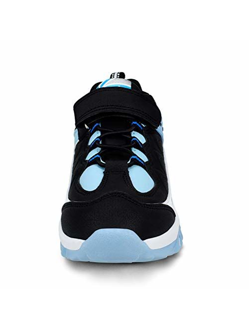 MARSVOVO Boys Girls Hiking Shoes Waterproof Kids Winter Boots Anti-Slip Outdoor Running Shoes