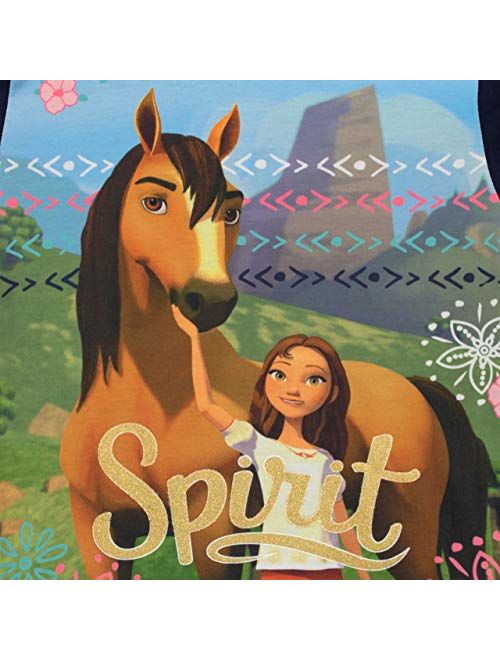 Kids Untamed Movie & Riding Free Series T-Shirt With Shorts Or Long Length Joggers Options DreamWorks Spirit Pyjamas For Girls