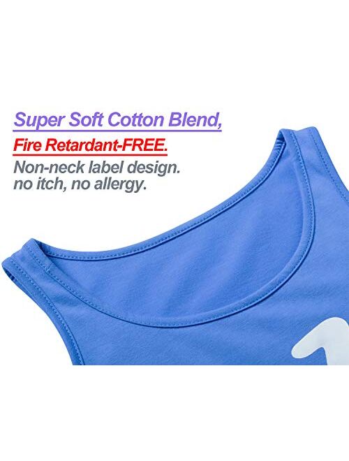 Jashe Girls Tank Top and Shorts Pajamas - Tween & Teens PJS Big Kids Size 12 14 16 18 Cute Sleepwear