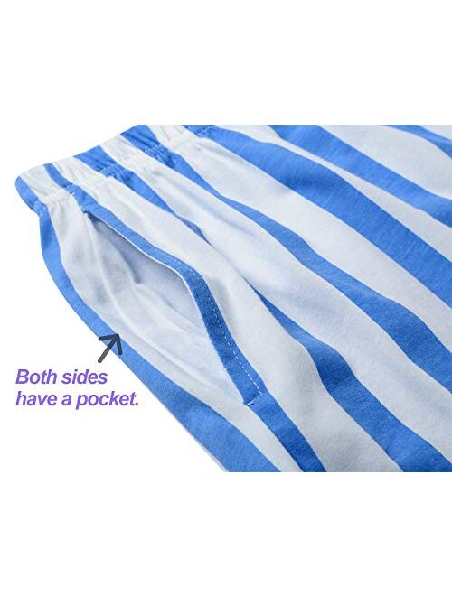 Jashe Girls Tank Top and Shorts Pajamas - Tween & Teens PJS Big Kids Size 12 14 16 18 Cute Sleepwear