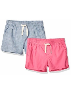 Girl's 2-Pack Pull-on Woven Shorts