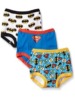 DC Comics Boys Toddler Superman, Batman and More Training Pants