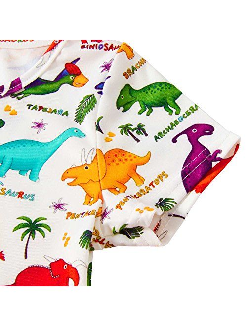 ALISISTER Little Girls Dress Short Sleeve 90S Toddler Sundress Summer Apparel