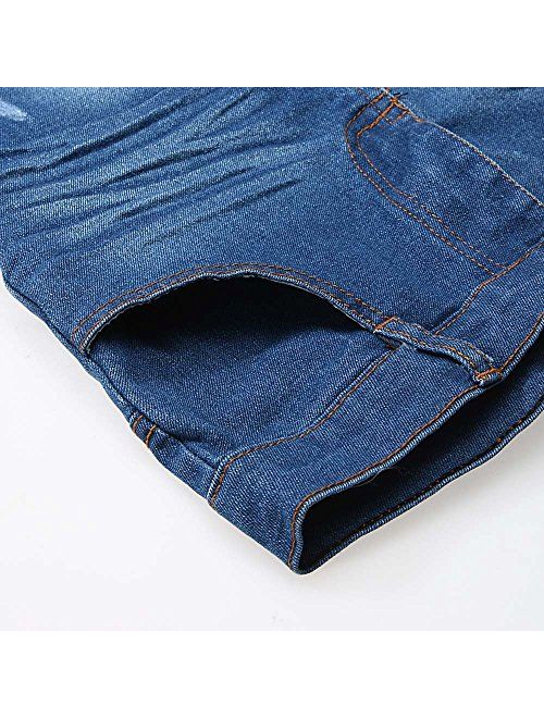 TiTCool Toddler Girls Outfit Fashion Pant Set Clothes T-Shirt Tops+Jeans Pants 2Pcs