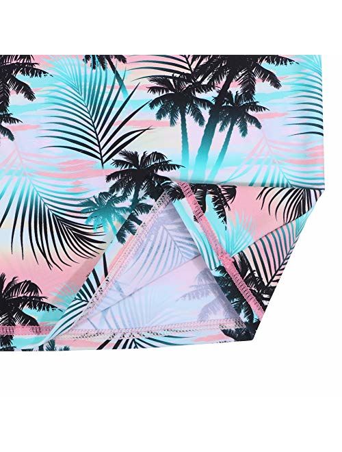 TFJH E Girls Two Piece Swimwear butterflyflower Dots Printed Swimsuit UPF 50+ UV 3-10Y