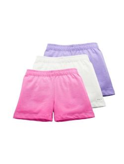 Sparkle Farms Big Girls Under Dress Short for Dance, Bikes, Playground Cartwheels and Modesty, 3-Pack