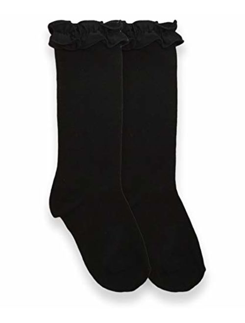 Jefferies Socks Little Girls Ruffle Knee High Socks 1 Pack