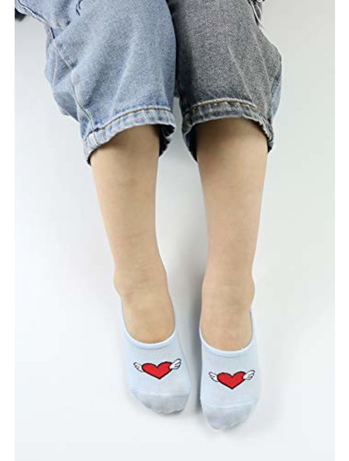 CHUNG Toddler Little Girls Thin No Show Cotton Socks Low Cut Ankle Summer 10 Pack Fashion Fun Casual