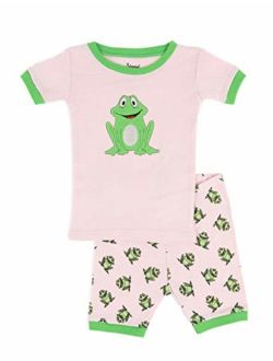 Kids & Toddler Pajamas Girls Shorts 2 Piece Pjs Set 100% Cotton Sleepwear (2-10 Years)