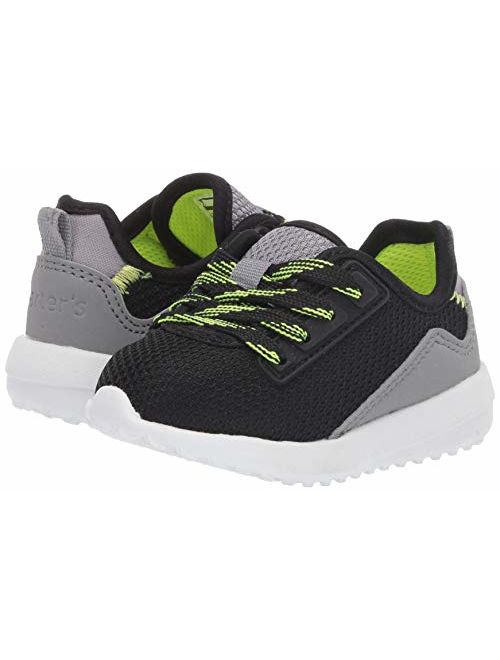 Carter's Kids Boy's Paow Mesh Athletic Sneaker with Bungee Laces