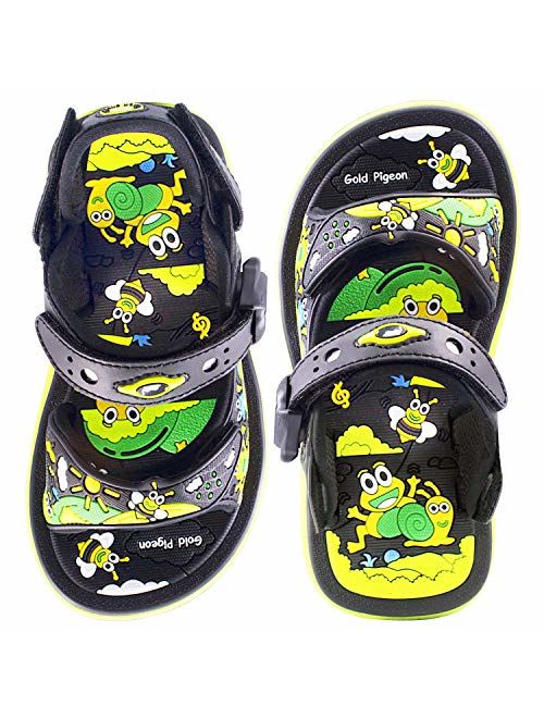 Kids Classic Easy SNAP Lock Sandals & Slides with Adjustable Straps